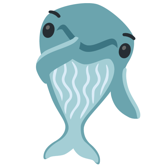 whale thinking face