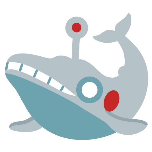 whale robot face