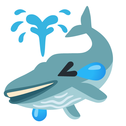 whale rolling on the floor laughing