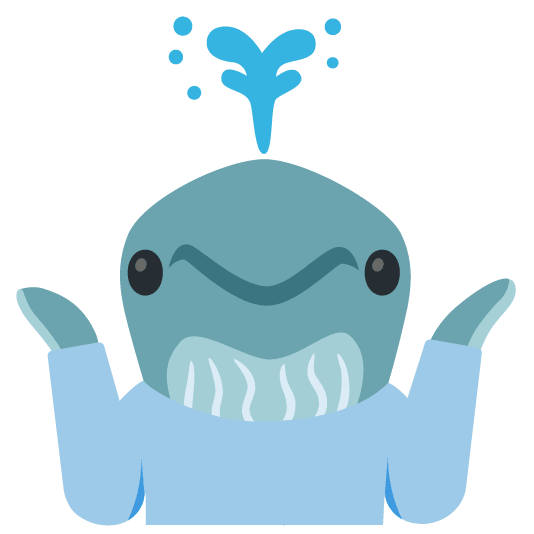 whale shrug