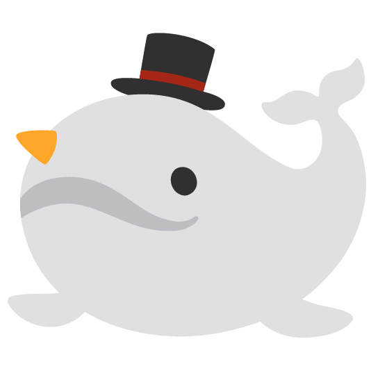 whale snowman without snow