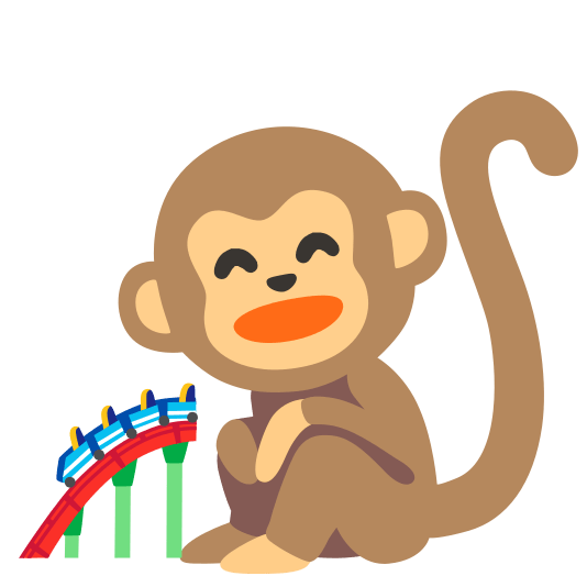 monkey face roller coaster