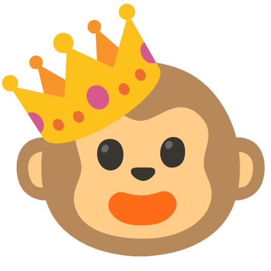 monkey face crown