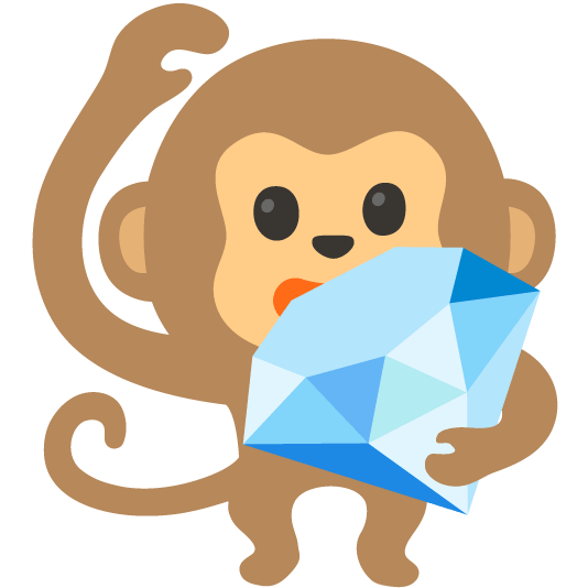 monkey face gem