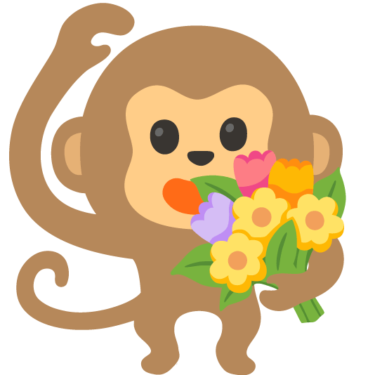 monkey face bouquet