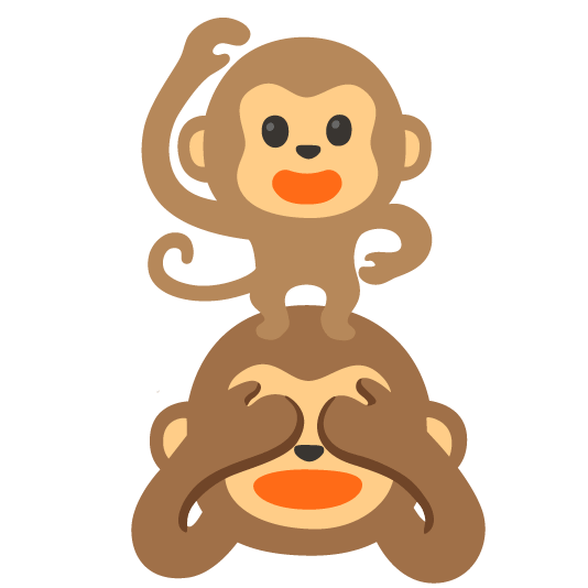 monkey face see no evil
