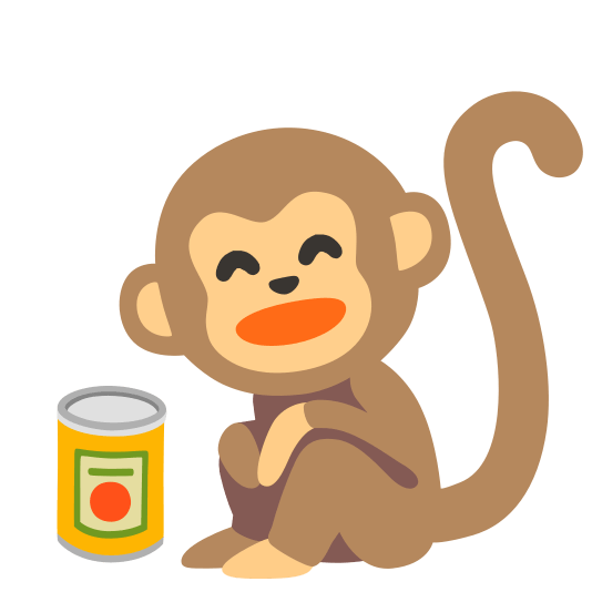 monkey face canned food