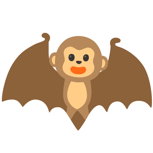monkey face bat