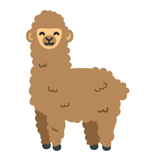monkey face llama