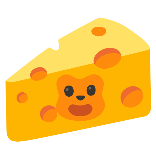 monkey face cheese wedge