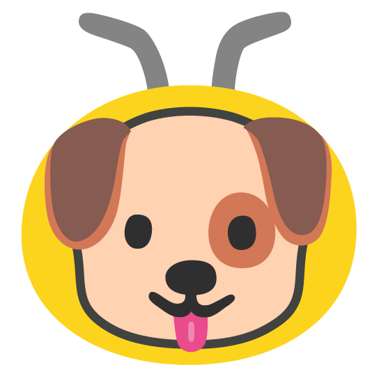 dog bee
