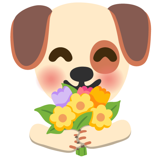 dog bouquet
