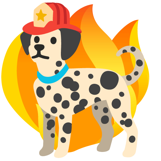 dog fire