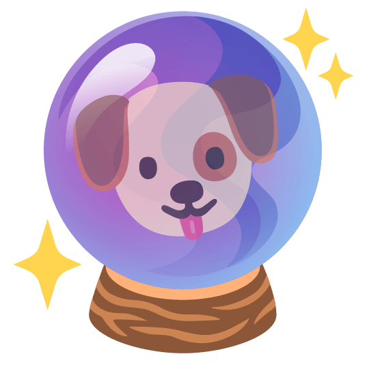 dog crystal ball