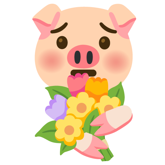pig bouquet