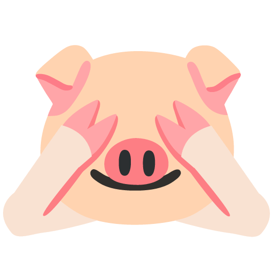 pig see no evil