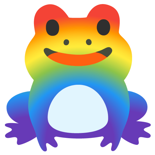 frog rainbow