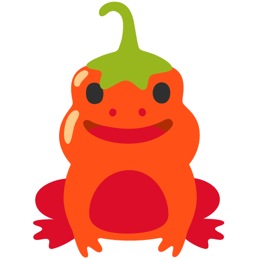 frog hot pepper