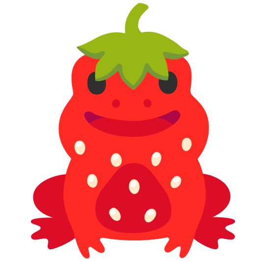 frog strawberry