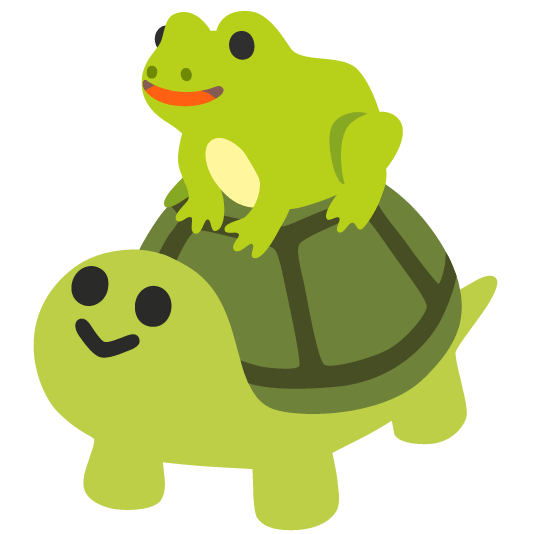 frog turtle