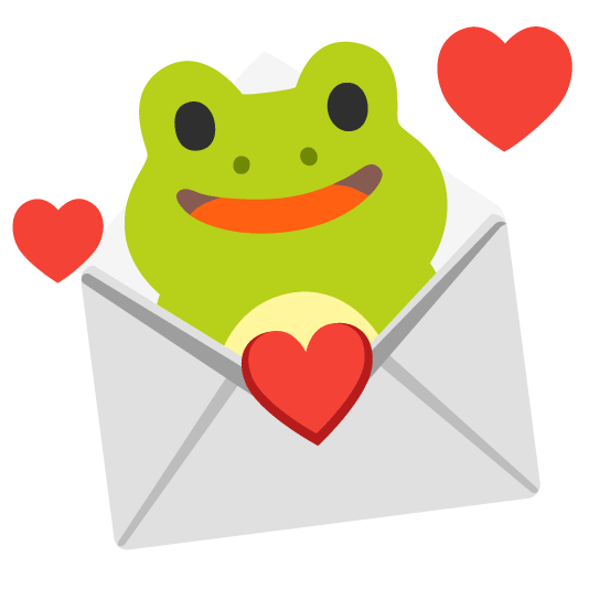 frog love letter