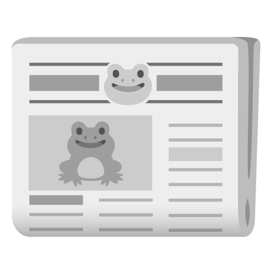 frog newspaper