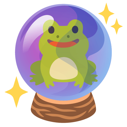 frog crystal ball