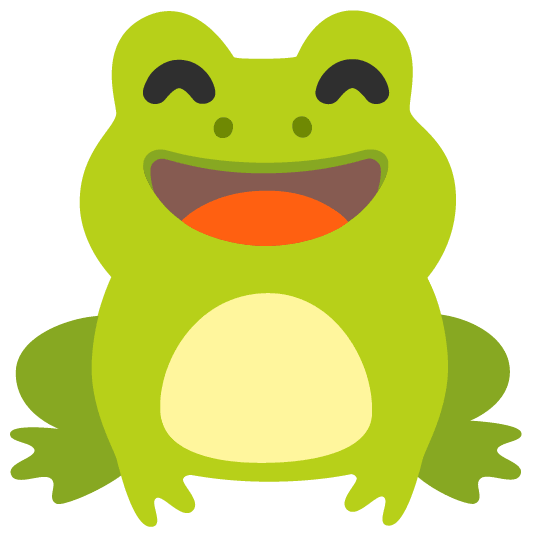 frog smile