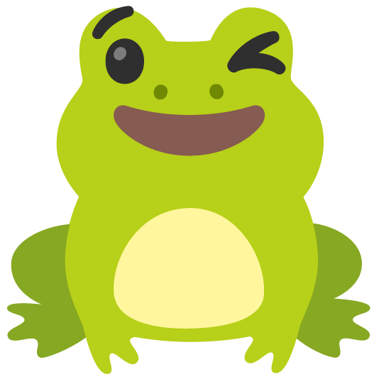 frog wink
