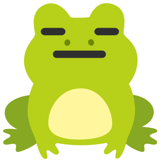 frog expressionless