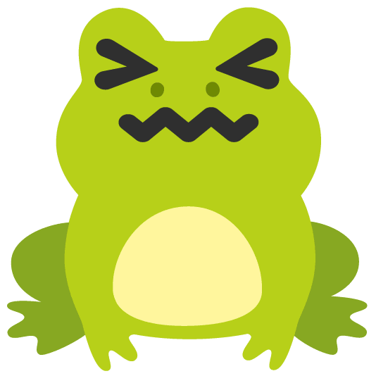 frog confounded