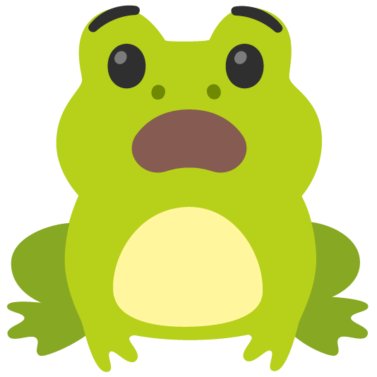 frog anguished
