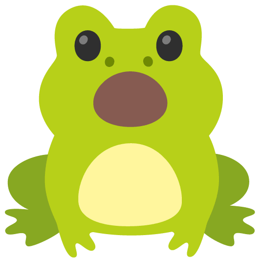 frog open mouth