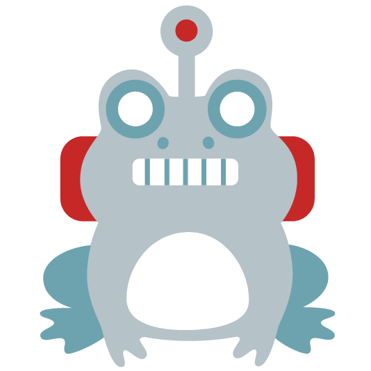 frog robot face