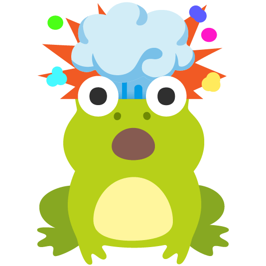 frog exploding head