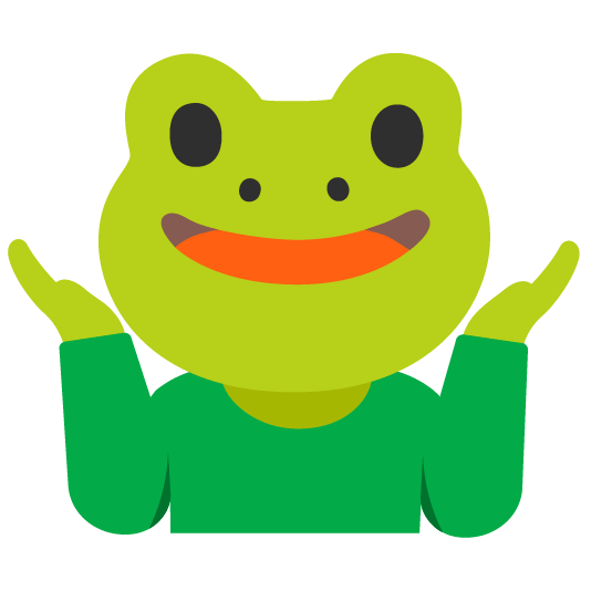frog shrug