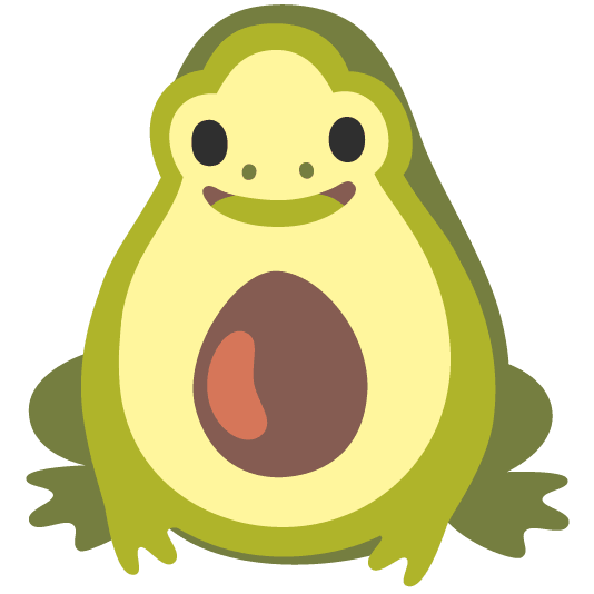 frog avocado