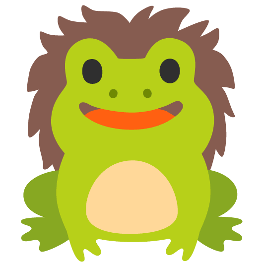 frog lion face