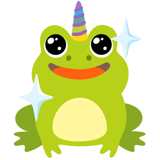 frog unicorn face