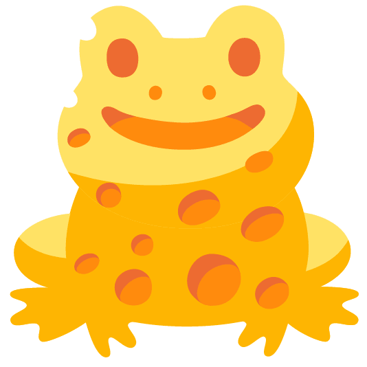 frog cheese wedge