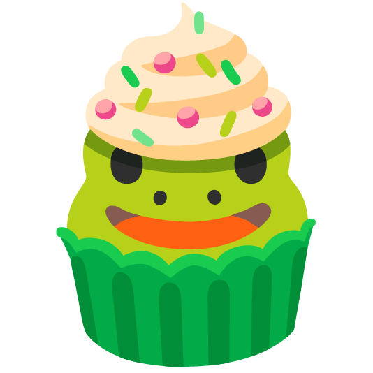 frog cupcake