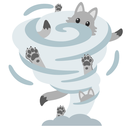 wolf tornado