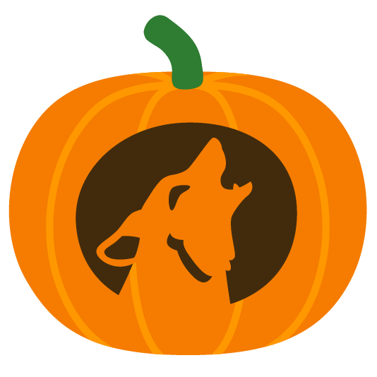 wolf jack o lantern