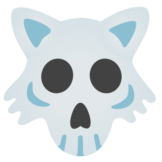 wolf skull
