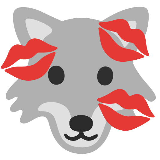 wolf kiss