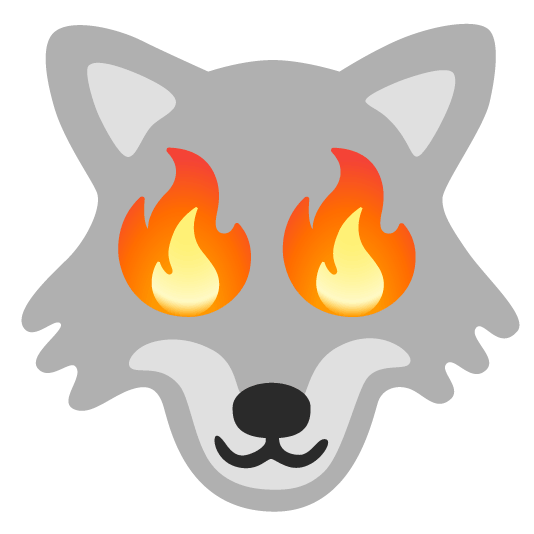 wolf fire