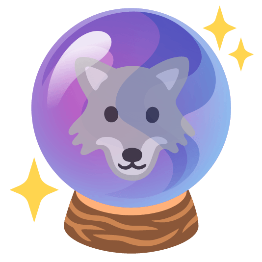 wolf crystal ball