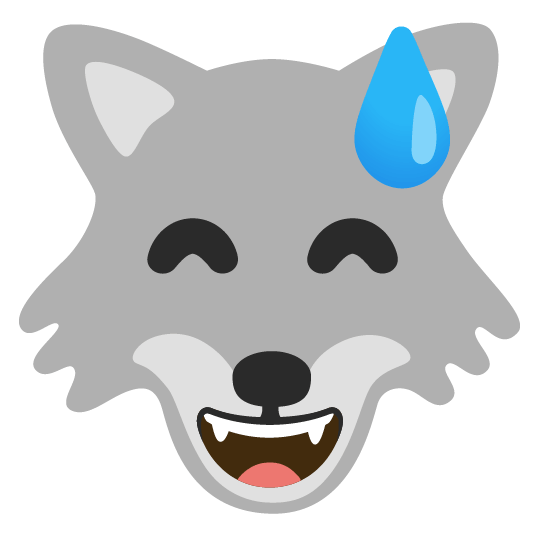 wolf sweat smile