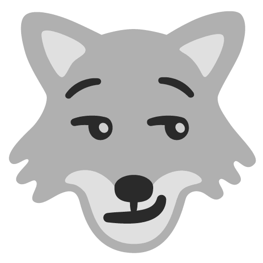 wolf smirk