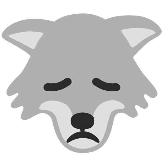 wolf disappointed